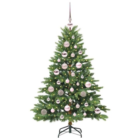 VidaXL Sztuczna choinka z 150 diodami LED Zielony 120 cm PE i PVC