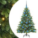 VidaXL Sztuczna choinka z 150 diodami LED Zielony 120 cm PE i PVC