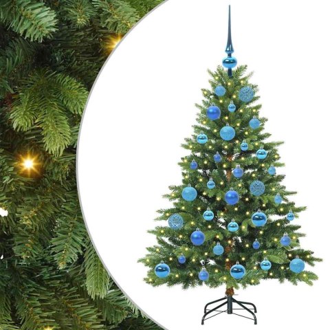 VidaXL Sztuczna choinka z 150 diodami LED Zielony 120 cm PE i PVC