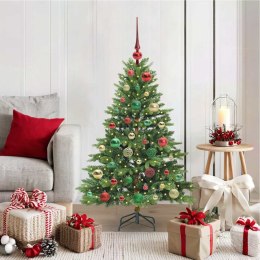VidaXL Sztuczna choinka z 150 diodami LED Zielony 120 cm PE i PVC