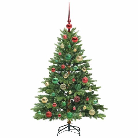VidaXL Sztuczna choinka z 150 diodami LED Zielony 120 cm PE i PVC