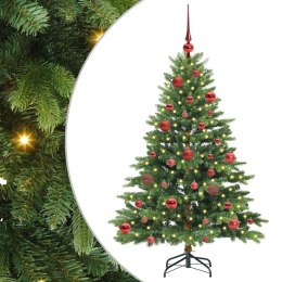 VidaXL Sztuczna choinka z 150 diodami LED Zielony 150 cm PE i PVC