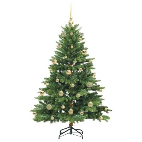 VidaXL Sztuczna choinka z 150 diodami LED Zielony 150 cm PE i PVC