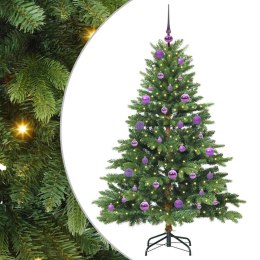 VidaXL Sztuczna choinka z 150 diodami LED Zielony 150 cm PE i PVC