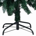 VidaXL Sztuczna choinka z podstawą Zielony 150 cm PVC i Stal i Plastik