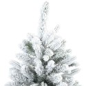 VidaXL Sztuczna choinka z 150 diodami LED Biały 120 cm PE i PVC