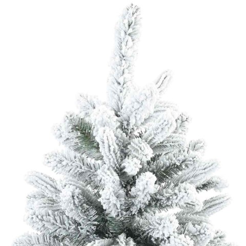 VidaXL Sztuczna choinka z 150 diodami LED Biały 120 cm PE i PVC