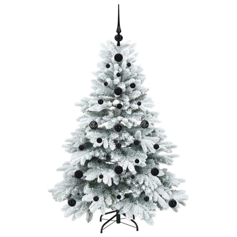 VidaXL Sztuczna choinka z 150 diodami LED Biały 120 cm PE i PVC