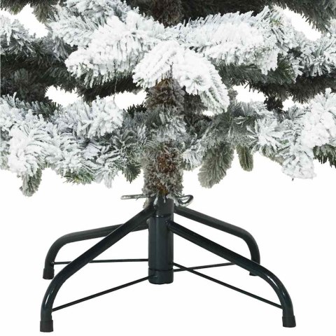 VidaXL Sztuczna choinka z 150 diodami LED Biały 120 cm PE i PVC