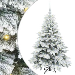 VidaXL Sztuczna choinka z 150 diodami LED Biały 120 cm PE i PVC