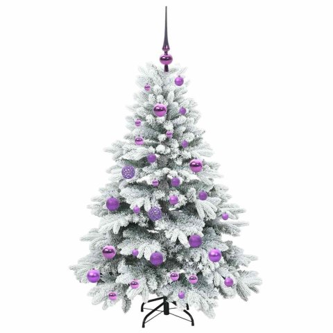 VidaXL Sztuczna choinka z 150 diodami LED Biały 120 cm PE i PVC