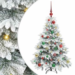 VidaXL Sztuczna choinka z 150 diodami LED Biały 120 cm PE i PVC