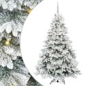 VidaXL Sztuczna choinka z 300 diodami LED Biały 180 cm PE i PVC