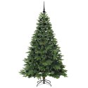 SZTUCZNA CHOINKA Z 300 DIODAMI LED ZIELONY 180 CM PE I PVC
