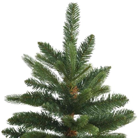 VidaXL Sztuczna choinka z 300 diodami LED Zielony 240 cm PE i PVC