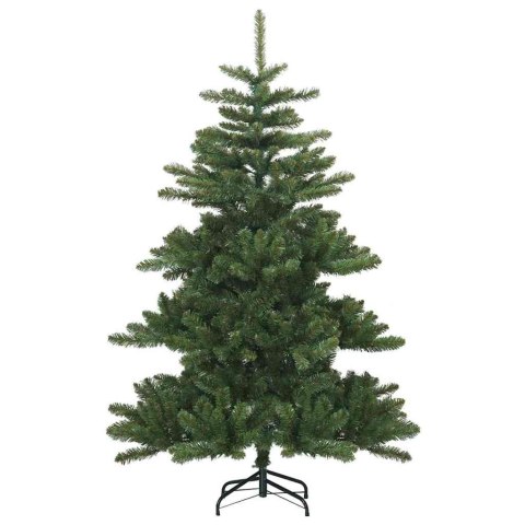 VidaXL Sztuczna choinka z zawiasami Zielony 150 cm PVC i stal