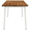 VidaXL Kwadratowy stół do jedzenia 160 x 70 x 75 cm Lite Drewno Akacji