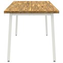 VidaXL Kwadratowy stół do jedzenia 160 x 70 x 75 cm Lite Drewno Akacji