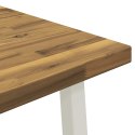 VidaXL Kwadratowy stół do jedzenia 160 x 70 x 75 cm Lite Drewno Akacji