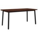 VidaXL Kwadratowy stół do jedzenia 160 x 80 x 75 cm Lite Drewno Akacji