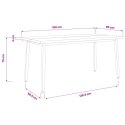 VidaXL Kwadratowy stół do jedzenia 160 x 80 x 75 cm Lite Drewno Akacji