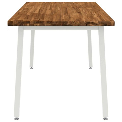 VidaXL Kwadratowy stół do jedzenia 160 x 80 x 75 cm Lite Drewno Akacji