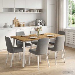 VidaXL Kwadratowy stół do jedzenia 160 x 80 x 75 cm Lite Drewno Akacji