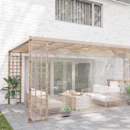 VidaXL Osłona na rośliny przezroczysty 6 x 10 m PVC