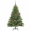 VidaXL Sztuczna choinka z 150 diodami LED Zielony 120 cm PE i PVC