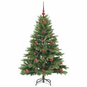 VidaXL Sztuczna choinka z 150 diodami LED Zielony 120 cm PE i PVC