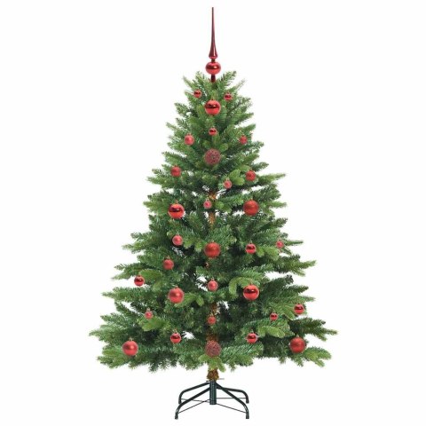 VidaXL Sztuczna choinka z 150 diodami LED Zielony 120 cm PE i PVC