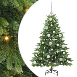 VidaXL Sztuczna choinka z 150 diodami LED Zielony 120 cm PE i PVC