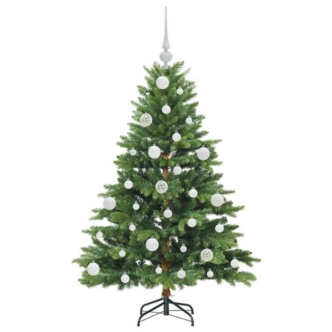 VidaXL Sztuczna choinka z 150 diodami LED Zielony 120 cm PE i PVC