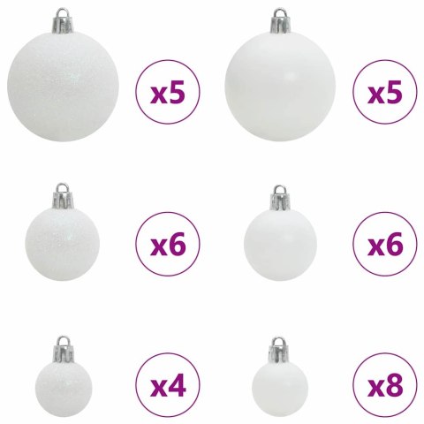 VidaXL Sztuczna choinka z 150 diodami LED Zielony 120 cm PE i PVC