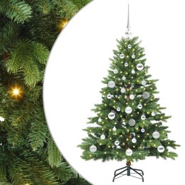 VidaXL Sztuczna choinka z 150 diodami LED Zielony 120 cm PE i PVC