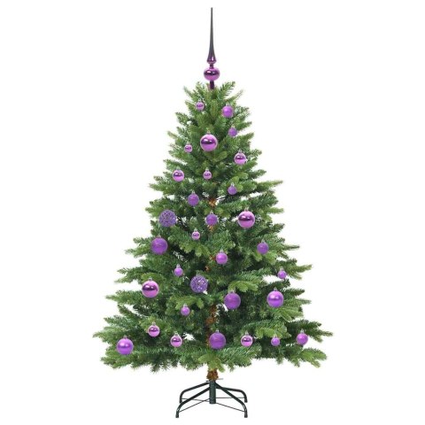 VidaXL Sztuczna choinka z 150 diodami LED Zielony 120 cm PE i PVC