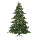 VidaXL Sztuczna choinka z zawiasami Zielony 180 cm PVC i stal