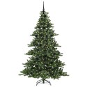 VidaXL Sztuczna choinka z zawiasami Zielony 180 cm PVC i stal