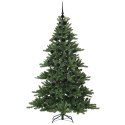 VidaXL Sztuczna choinka z zawiasami Zielony 180 cm PVC i stal