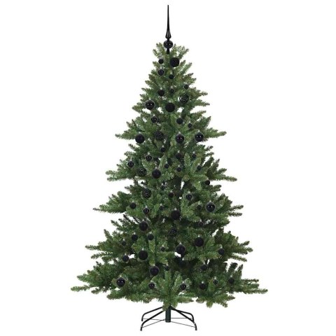 VidaXL Sztuczna choinka z zawiasami Zielony 180 cm PVC i stal