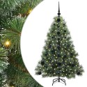 VidaXL Sztuczna choinka z 150 diodami LED Zielony 120 cm PE i PVC