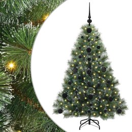 VidaXL Sztuczna choinka z 150 diodami LED Zielony 120 cm PE i PVC