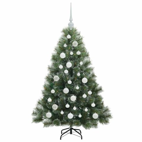 VidaXL Sztuczna choinka z 150 diodami LED Zielony 120 cm PE i PVC