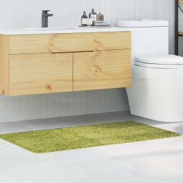 VidaXL Mata łazienkowa antypoślizgowa Zielony 70 x 120 cm PP