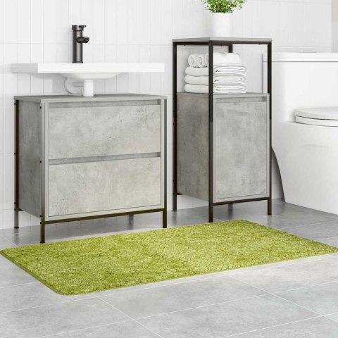 VidaXL Mata łazienkowa antypoślizgowa Zielony 70 x 120 cm PP