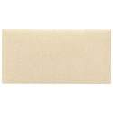 VidaXL Wejściowy zagłówek 12 szt. 30 x 15 cm Kremowy tkanina