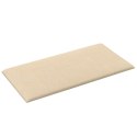 VidaXL Wejściowy zagłówek 12 szt. 30 x 15 cm Kremowy tkanina