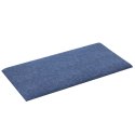VidaXL Wejściowy zagłówek 12 szt. 30 x 15 cm Niebieski tkanina