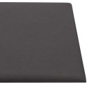 VidaXL Wejściowy zagłówek 12 szt. 30 x 15 cm Szary tkanina