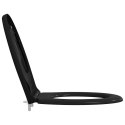 VidaXL Deska toaletowa Czarny 47 x 37 x 4 cm Duroplast